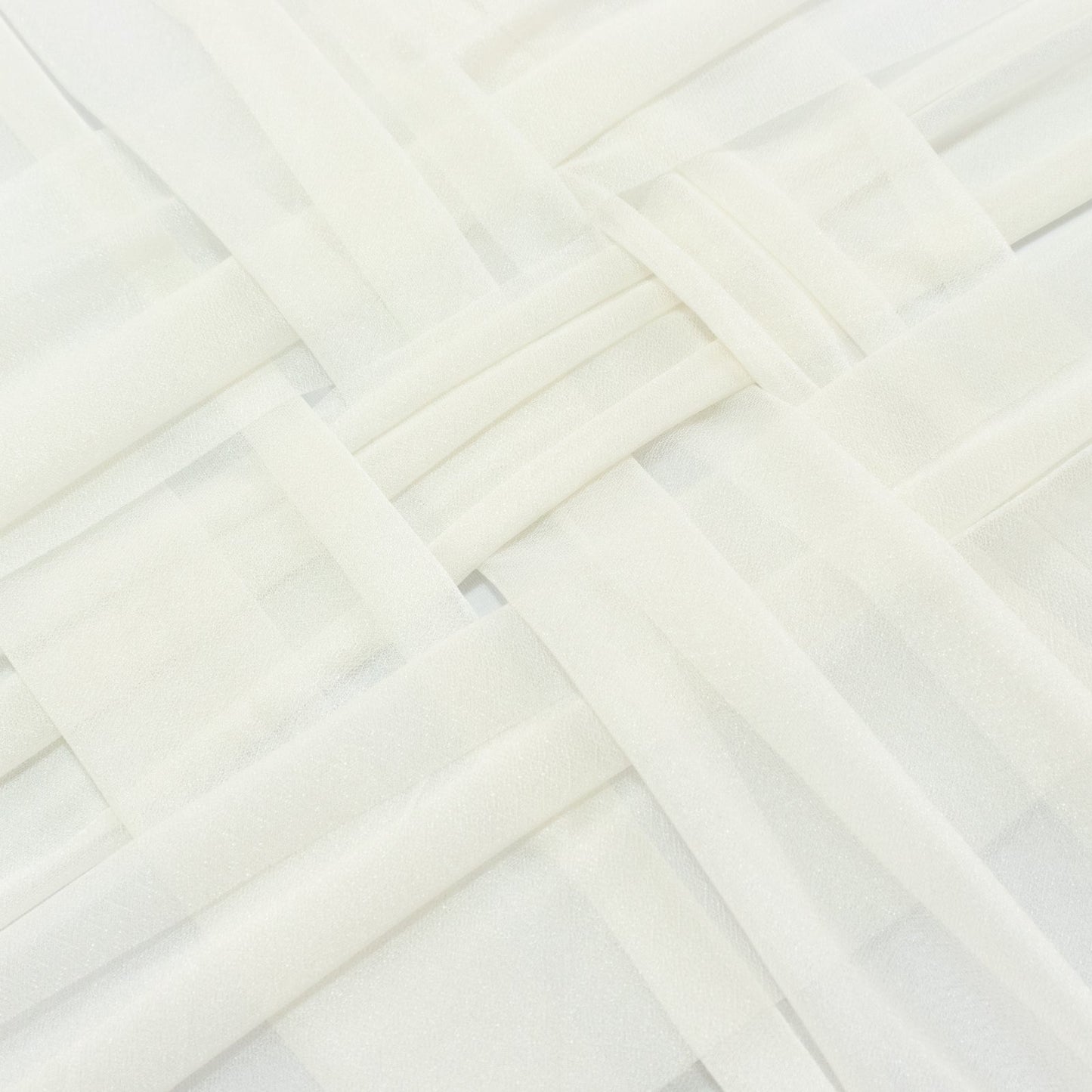 20-Pack 9ft Sheer Table Runners â€“ Ivory Shimmer Sheer Drapes, Wrinkle-Free