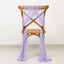 20-Pack Sheer Chair Drape Decor in Lavender Lilac â€“ 9ft Shimmer Sash, Wrinkle-Free