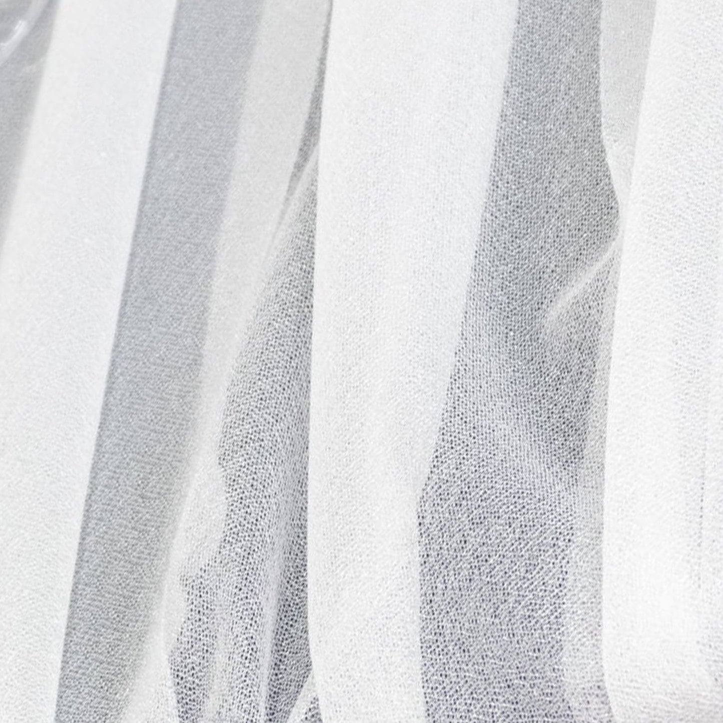 20-Pack 9ft Sheer Table Runners â€“ White Shimmer Sheer Drapes, Wrinkle-Free