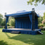 Portable Stage Skirt Royal Blue Polyester Platform Skirting Cloth for Events, Performances & Wedding Staging - 16"x10ft