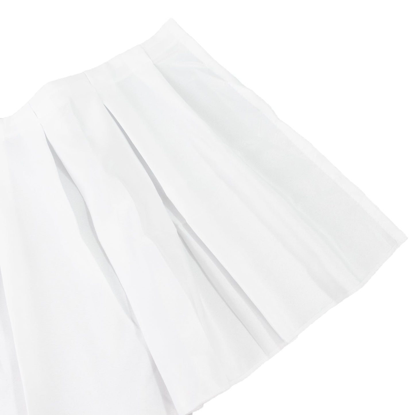 Portable Stage Skirt White Polyester Platform Skirting Cloth for Events, Performances & Wedding Staging - 16"x10ft