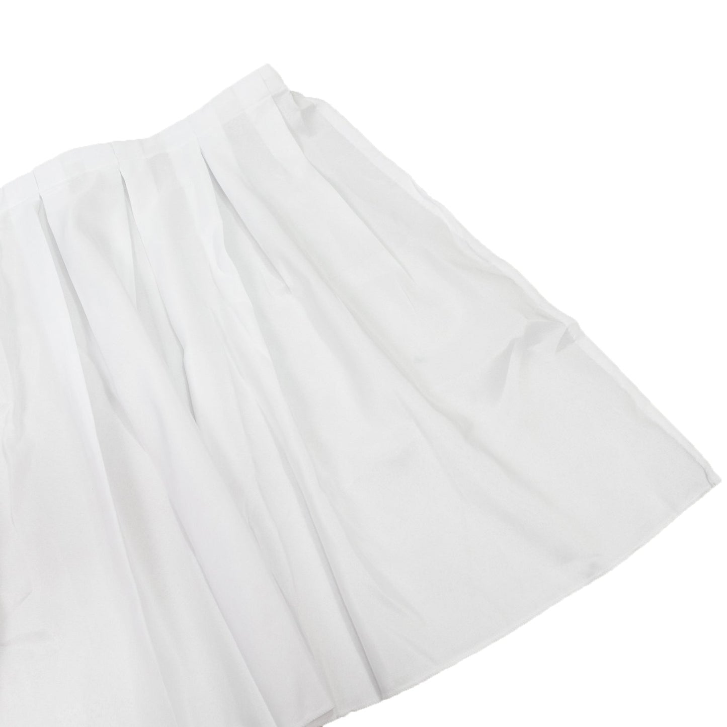 Portable Stage Skirt White Polyester Platform Skirting Cloth for Events, Performances & Wedding Staging - 24"x20ft