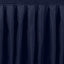 Portable Stage Skirt Navy Blue Polyester Platform Skirting Cloth for Events, Performances & Wedding Staging - 36"x20ft