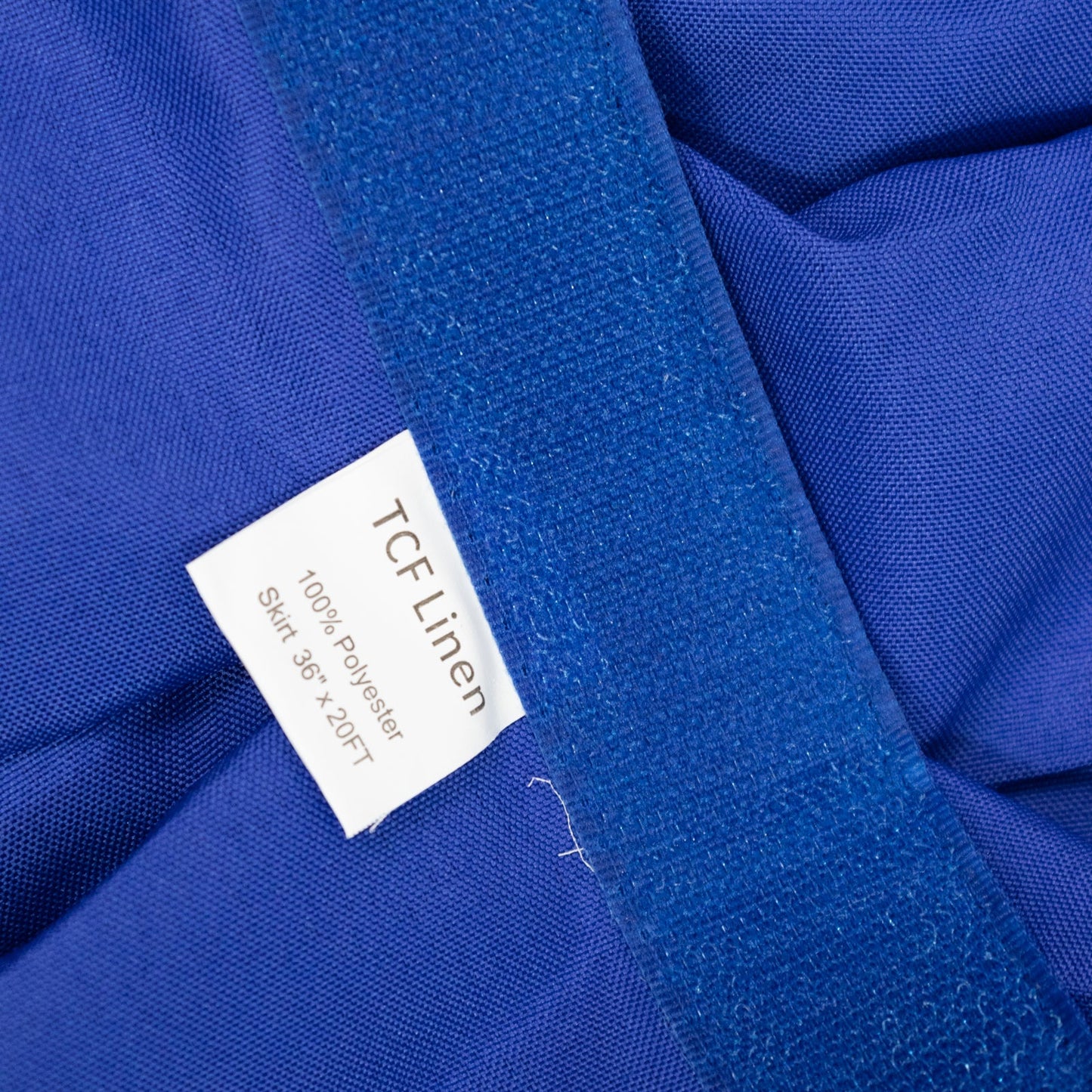 Portable Stage Skirt Royal Blue Polyester Platform Skirting Cloth for Events, Performances & Wedding Staging - 36"x20ft