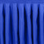 Portable Stage Skirt Royal Blue Polyester Platform Skirting Cloth for Events, Performances & Wedding Staging - 36"x20ft