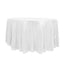 Sequin 120" Round Tablecloth White - Seamless Glittering Design for Sophisticated Events