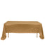 Sequin 60"x126" Rectangle Tablecloth Gold - Glittering Finish for Vibrant Celebrations