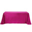 Sequin 90"x156" Rectangle Tablecloth Fuchsia - Seamless Twinkling Table Cover