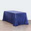 Sequin 90"x156" Rectangle Tablecloth Navy Blue - Seamless Twinkling Table Cover