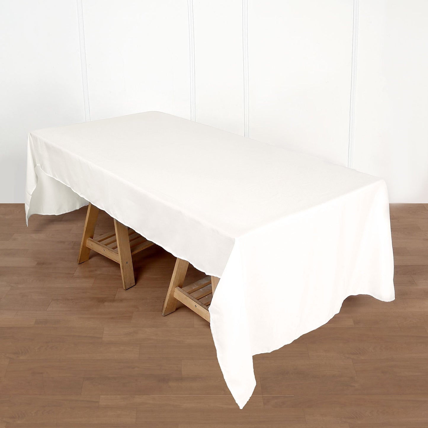 Polyester 50"x120" Rectangle Tablecloth Ivory - Wrinkle-Resistant Table Cover