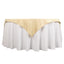 Premium Polyester 54"x54" Table Overlay Square Tablecloth Beige - Stain and Wrinkle-Resistant 220GSM Table Topper