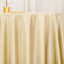 Premium Polyester 54"x54" Table Overlay Square Tablecloth Beige - Stain and Wrinkle-Resistant 220GSM Table Topper