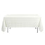 Premium Polyester 54"x96" Rectangle Tablecloth Ivory - Durable 220GSM Stain-Resistant Fabric Table Cover