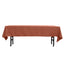 Polyester 60"x102" Rectangle Tablecloth Terracotta (Rust) - Durable Table Cover