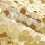 Sequin 120" Round Tablecloth Champagne - Seamless Big Payette Table Cover