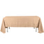 Polyester 72"x120" Rectangle Tablecloth Nude - Durable and Stylish Table Cover