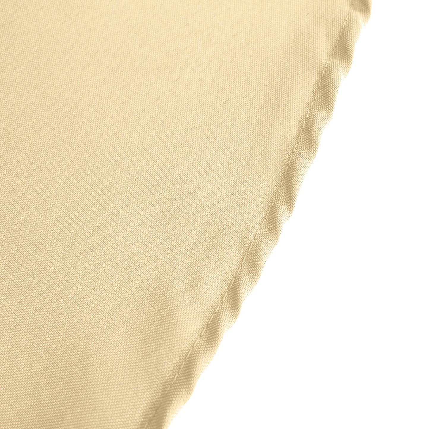Polyester 90"x156" Rectangle Tablecloth Beige - Seamless Wrinkle-Resistant Table Cover