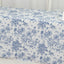 French Toile Fitted Tablecloth 8ft â€“ Blue & White Rectangular Polyester Wrinkle-Resistant Table Cover