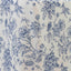 French Toile Fitted Tablecloth 8ft â€“ Blue & White Rectangular Polyester Wrinkle-Resistant Table Cover