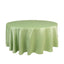 Lamour Satin 108" Round Tablecloth Sage Green - Durable & Silk-Like Table Cover