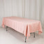 Lamour Satin 60"x102" Rectangle Tablecloth Dusty Rose - Durable & Silky Soft Feel Table Cover