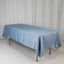 Lamour Satin 60"x102" Rectangle Tablecloth Dusty Blue - Durable & Silky Soft Feel Table Cover