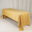 Lamour Satin 60"x126" Rectangle Tablecloth Champagne - Soft & Silk-Like Table Cover