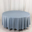 Scuba Round 108" Tablecloth Dusty Blue - Wrinkle Free & Stain Resistant Table Cover