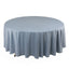 Scuba Round 108" Tablecloth Dusty Blue - Wrinkle Free & Stain Resistant Table Cover