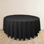 Scuba Round 108" Tablecloth Black - Wrinkle Free & Stain Resistant Table Cover for Exquisite Events