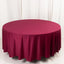 Scuba Round 108" Tablecloth Burgundy - Wrinkle Free & Stain Resistant Table Cover