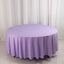 Scuba Round 108" Tablecloth Lavender Lilac - Wrinkle Free & Stain Resistant Table Cover