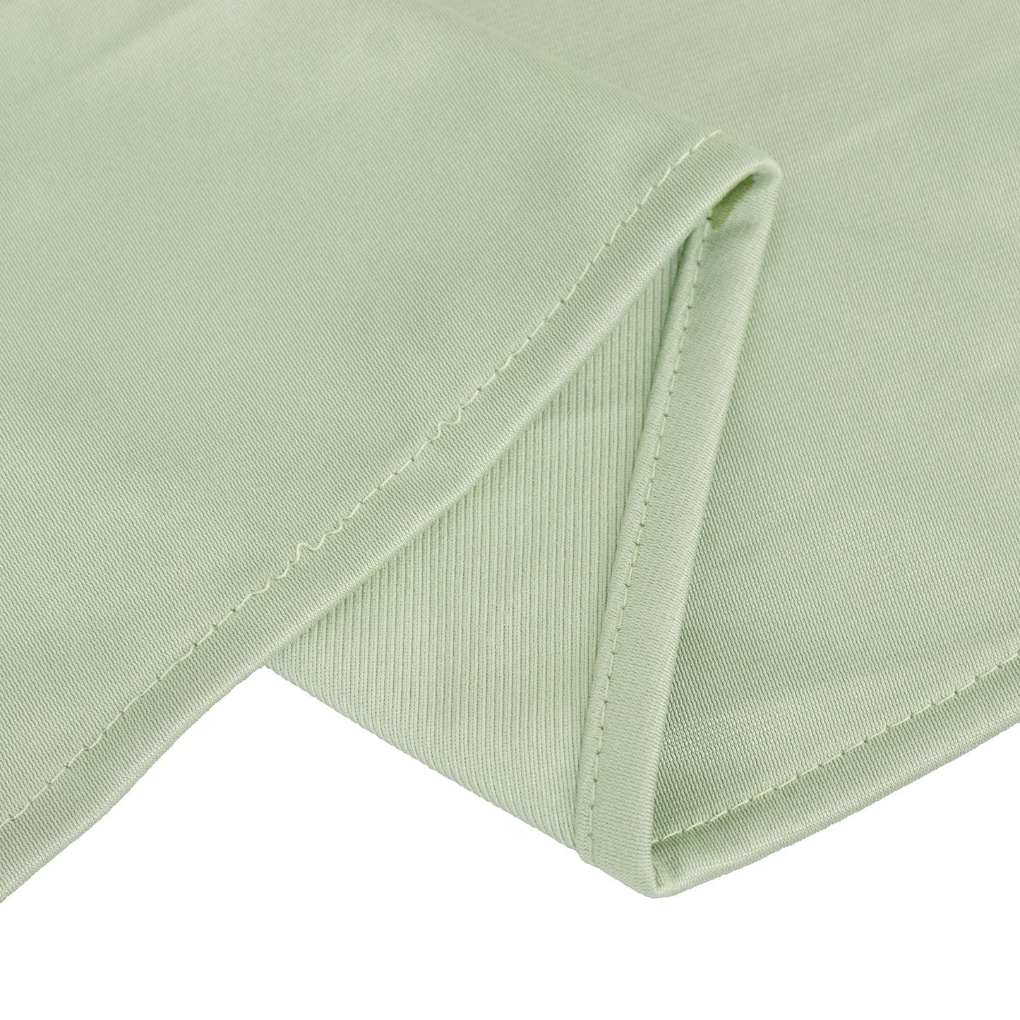 Scuba Round 108" Tablecloth Sage Green - Wrinkle Free & Stain Resistant Table Cover