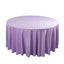 Scuba Round 120" Tablecloth Lavender Lilac - Wrinkle Free & Stain Resistant Seamless Table Cover