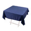 Scuba Square 54"x54" Tablecloth Navy Blue - Wrinkle Free & Stain Resistant Table Cover