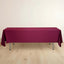 Scuba Rectangular 60"x102" Tablecloth Burgundy - Wrinkle Free & Stain Resistant Table Cover