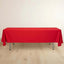 Scuba Rectangular 60"x102" Tablecloth Red - Wrinkle Free & Stain Resistant Table Cover