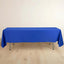 Scuba Rectangular 60"x102" Tablecloth Royal Blue - Wrinkle Free & Stain Resistant Table Cover