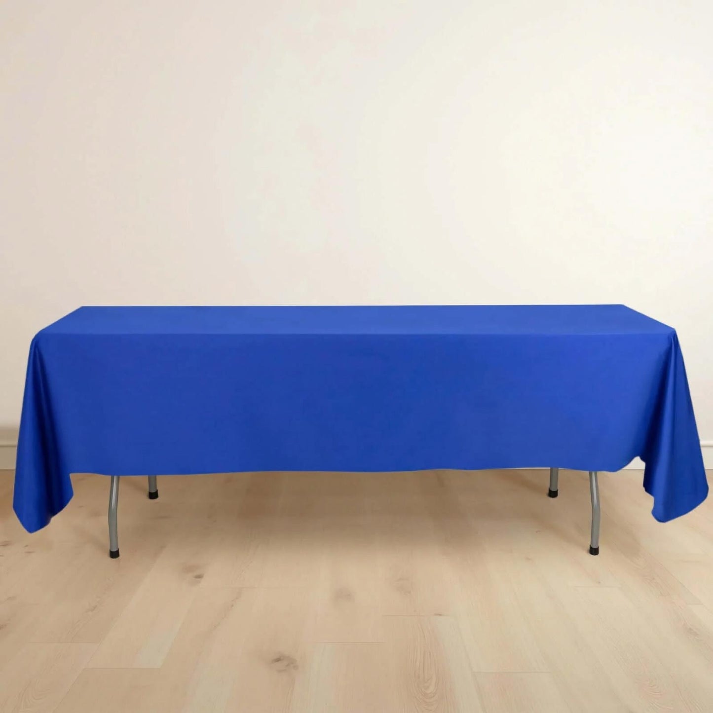 Scuba Rectangular 60"x102" Tablecloth Royal Blue - Wrinkle Free & Stain Resistant Table Cover