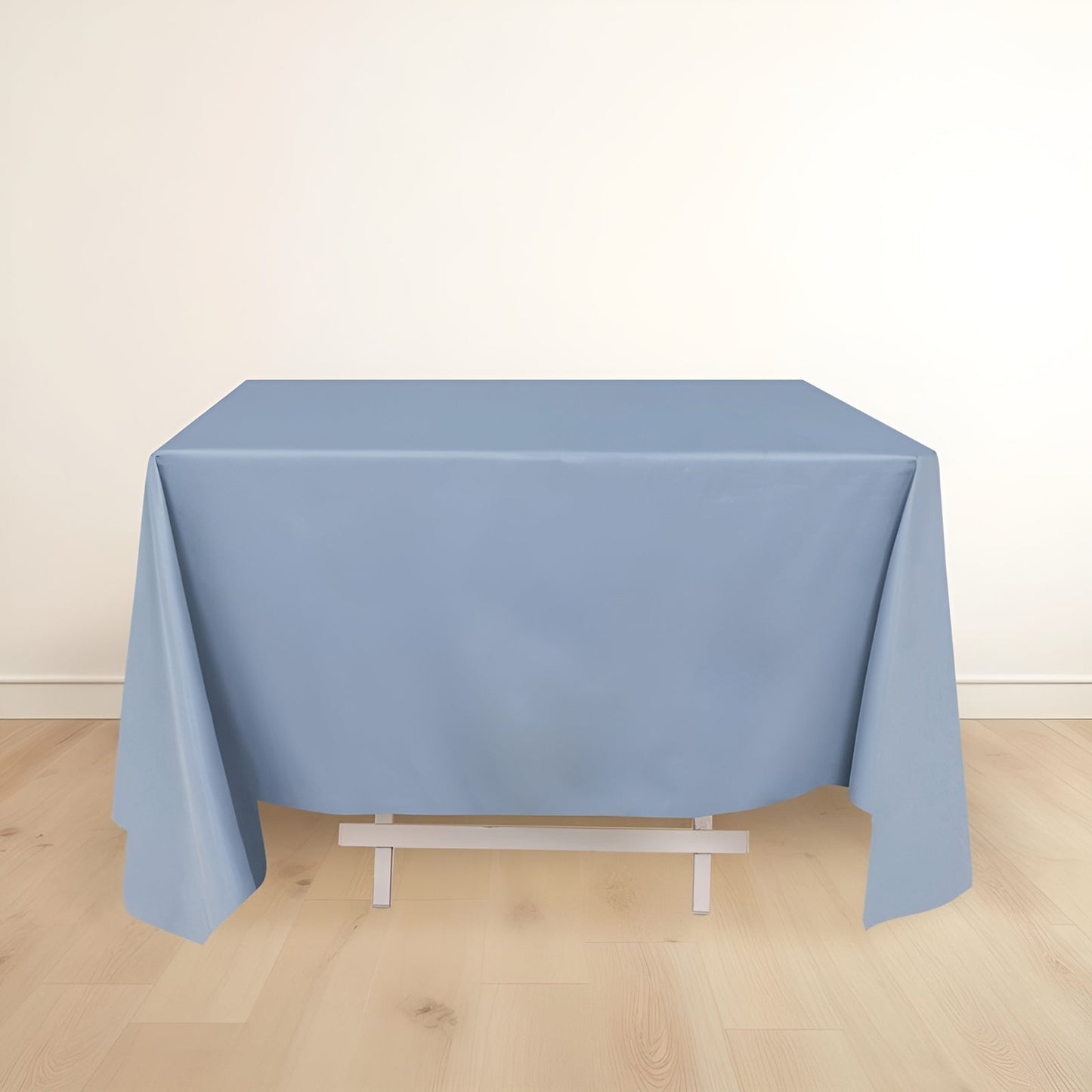 Scuba Square 70"x70" Tablecloth Dusty Blue - Wrinkle Free & Stain Resistant Table Cover