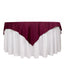 Scuba 70"x70" Table Overlay Square Tablecloth Burgundy - Wrinkle Free & Stain Resistant Table Cover