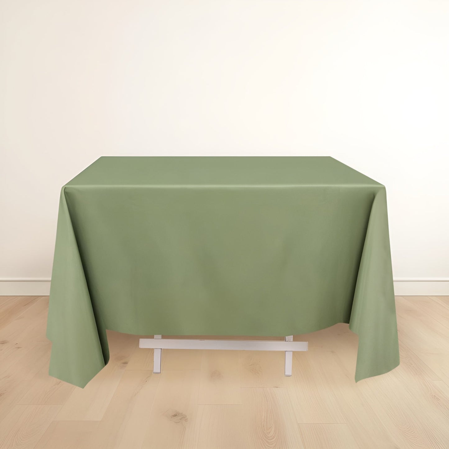 Scuba Square 70"x70" Tablecloth Dusty Sage Green - Wrinkle Free & Stain Resistant Table Cover