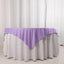 Scuba 70"x70" Table Overlay Square Tablecloth Lavender Lilac - Wrinkle Free & Stain Resistant Table Cover