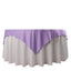 Scuba 70"x70" Table Overlay Square Tablecloth Lavender Lilac - Wrinkle Free & Stain Resistant Table Cover