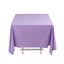 Scuba Square 70"x70" Tablecloth Lavender Lilac - Wrinkle Free & Stain Resistant Table Cover