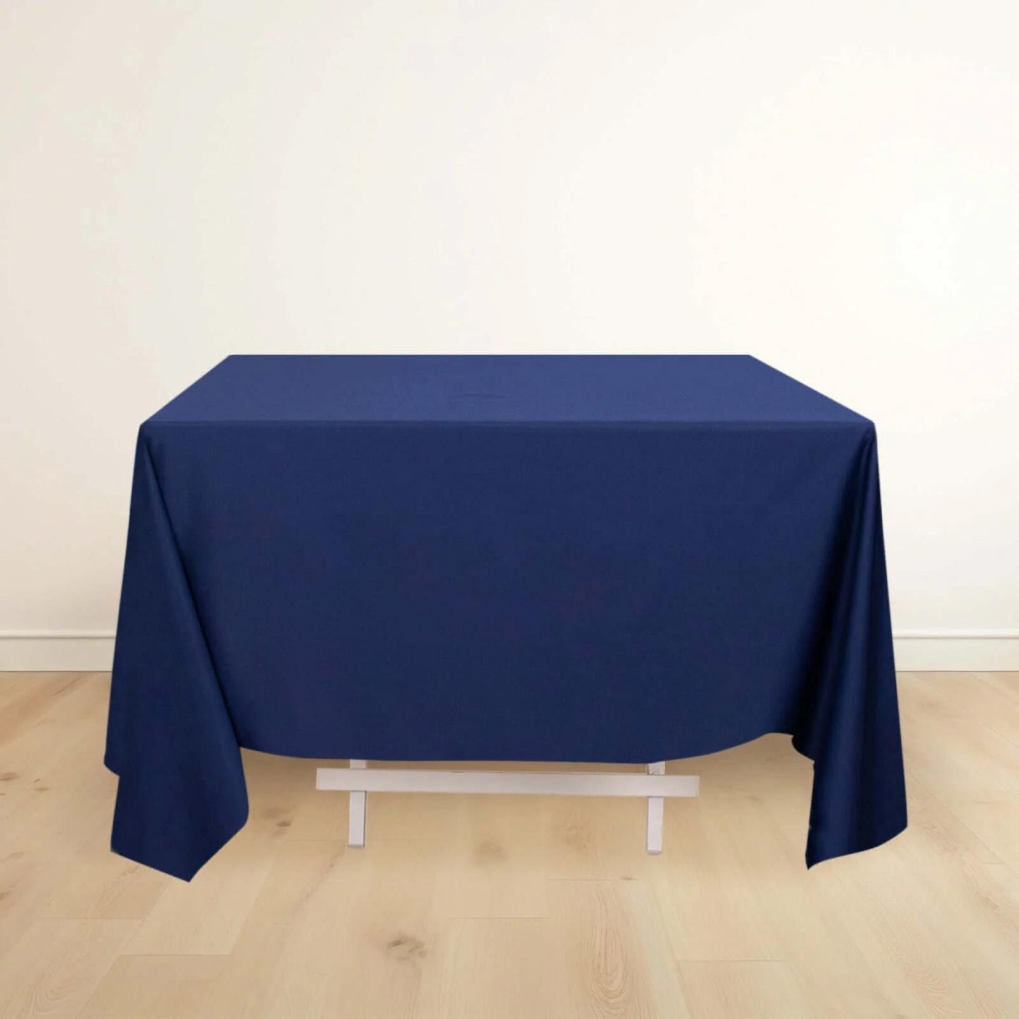 Scuba Square 70"x70" Tablecloth Navy Blue - Wrinkle Free & Stain Resistant Table Cover