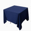 Scuba Square 70"x70" Tablecloth Navy Blue - Wrinkle Free & Stain Resistant Table Cover