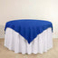 Scuba 70"x70" Table Overlay Square Tablecloth Royal Blue - Wrinkle Free & Stain Resistant Table Cover