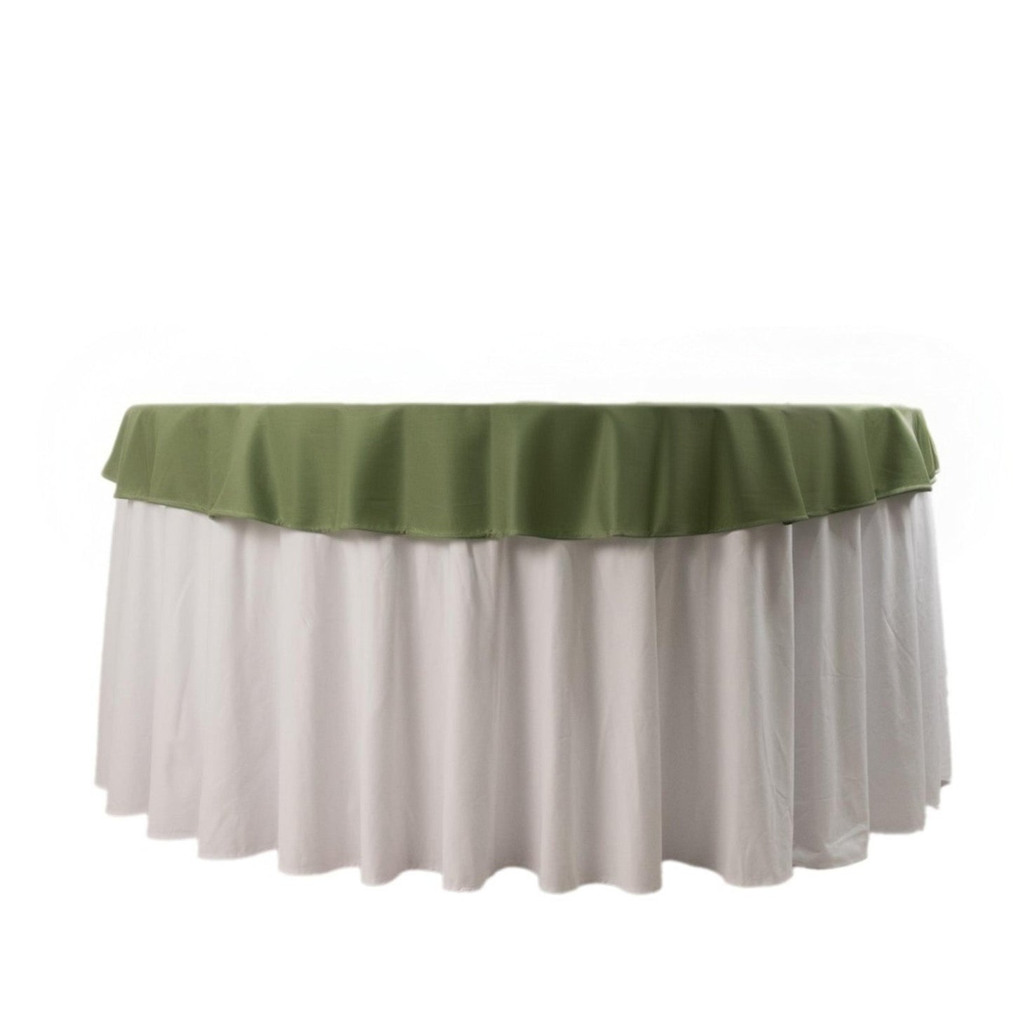Scuba Round 70" Tablecloth Dusty Sage Green - Wrinkle Free & Stain Resistant Table Cover