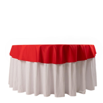 Scuba Round 70" Tablecloth Red - Wrinkle Free & Stain Resistant Table Cover